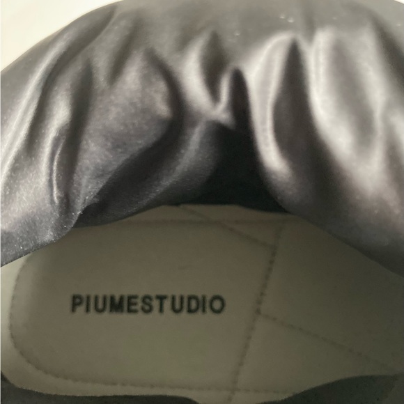 New Plumestudio Luna Black Nylon Pillow Puffy Slip On Booties Size EUR36, US 5.5 - Picture 11 of 14